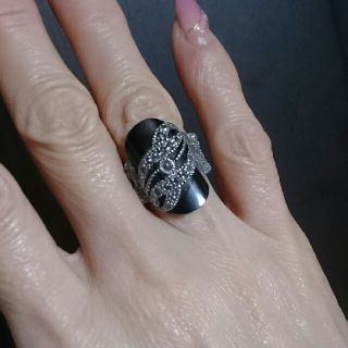 ブラックオニキス指輪✨💍✨(リング(指輪))