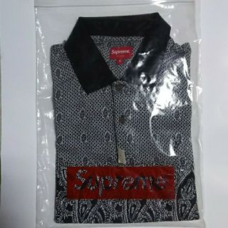 Supreme - Supreme 16a/w Paisley L/S Polo 白Sの通販 by ACE22's shop