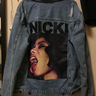 エイチアンドエム(H&M)のＧジャン ダメージ加工 Nicki Minaj(Gジャン/デニムジャケット)