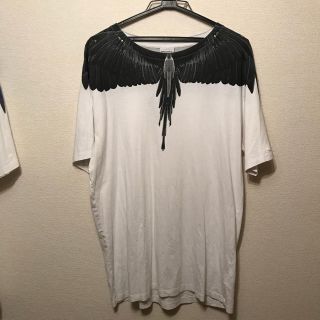 マルセロブロン(MARCELO BURLON)の確実正規品！激レア！マルセロバーロンフェザーTシャツ黒白(Tシャツ/カットソー(半袖/袖なし))