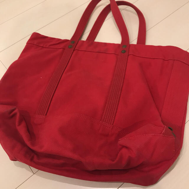 Ralph Lauren(ラルフローレン)のラルフローレン  ビッグポニー 色:PARK AVENUE RED レディースのバッグ(トートバッグ)の商品写真