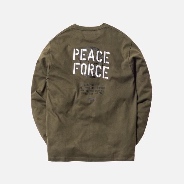 KITH Peace Force L/S  Tee Tシャツ( ロンTミリタリー