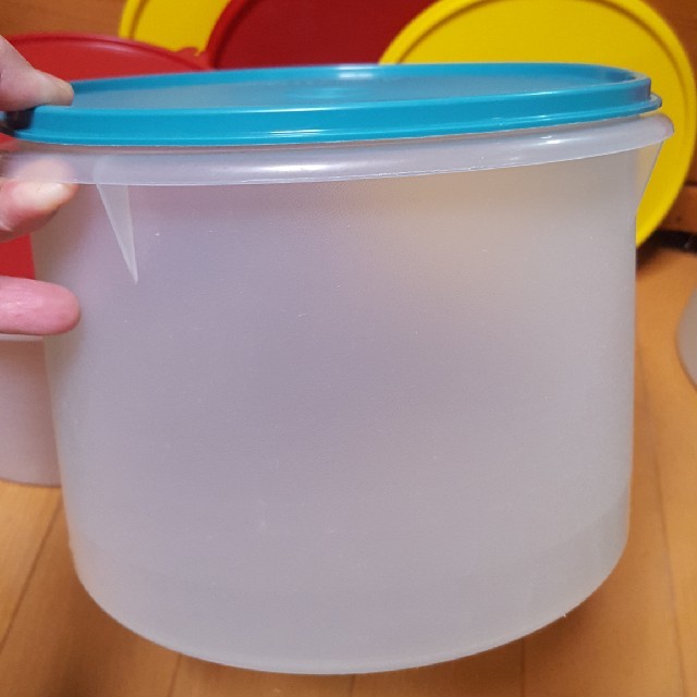 【中古】大型丸型容器　Tupperware タッパーウェア