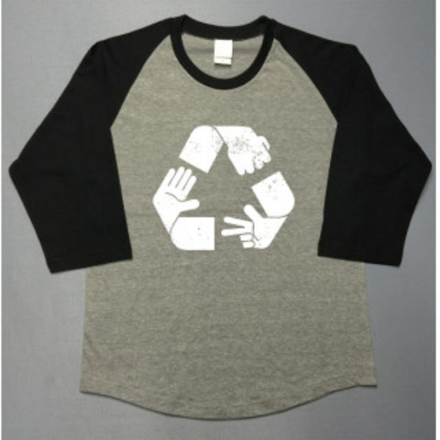 リサイクルジャンケン☆グラフィック☆七分袖ラグランutn115 メンズのトップス(Tシャツ/カットソー(七分/長袖))の商品写真