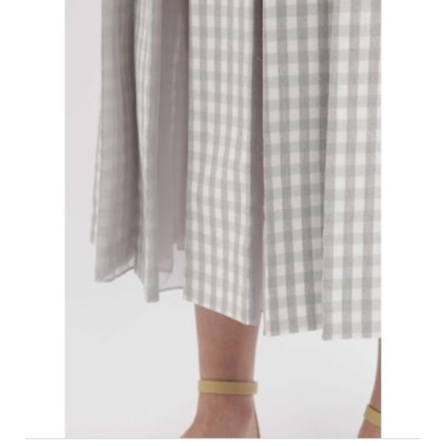 JILLSTUART(ジルスチュアート)のギンガムプリーツスカート最終お値引き レディースのスカート(ロングスカート)の商品写真