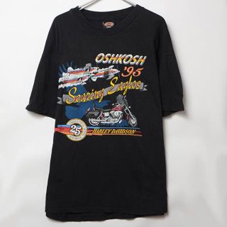 ハーレーダビッドソン(Harley Davidson)のBT1137 ハーレーダビッドソン Tシャツ XL 肩55 メールxq(Tシャツ/カットソー(半袖/袖なし))