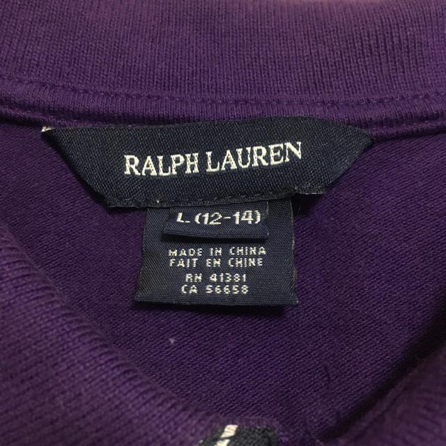 Ralph Lauren(ラルフローレン)の【送料込!】ラルフローレン★ガールズ半袖ワンピースLサイズ♪ キッズ/ベビー/マタニティのキッズ服女の子用(90cm~)(ワンピース)の商品写真