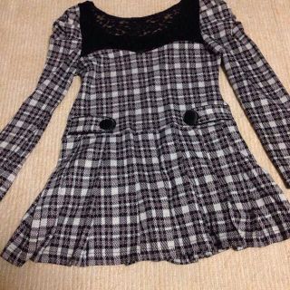 セシルマクビー(CECIL McBEE)のチェック柄セシル♡(カットソー(長袖/七分))