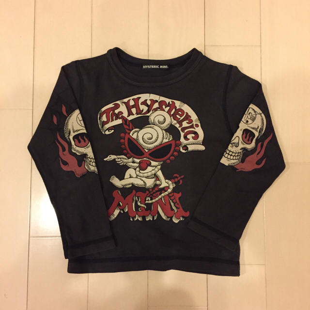 HYSTERIC MINI(ヒステリックミニ)のHYS ☆ スカル柄ロンT キッズ/ベビー/マタニティのキッズ服男の子用(90cm~)(Tシャツ/カットソー)の商品写真