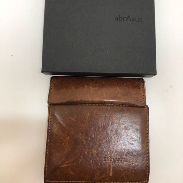 アブラサス「薄い財布」の最上級 ブッテーロ レザー 小さい財布。極小