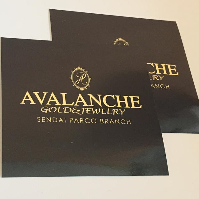 AVALANCHE(アヴァランチ)のAvalanche gold&jewelry ステッカー 自動車/バイクのバイク(ステッカー)の商品写真