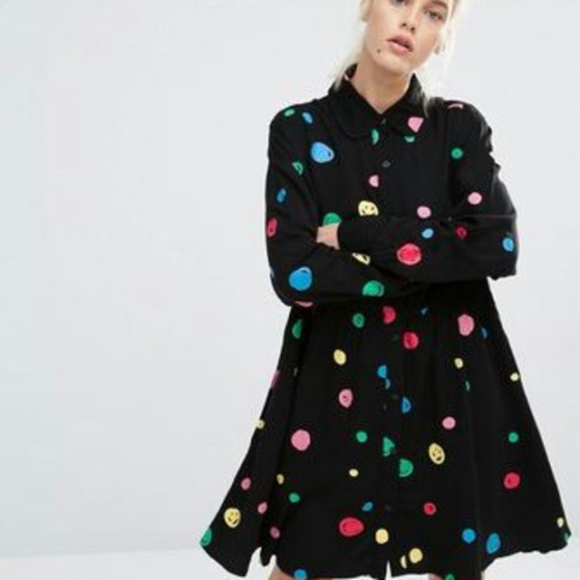 LAZY OAF(レイジーオーフ)のレイジーオーフ宇宙ワンピース レディースのワンピース(ひざ丈ワンピース)の商品写真