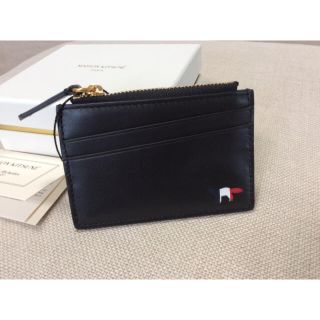 メゾンキツネ(MAISON KITSUNE')のメゾンキツネ コインケース Black 新品！(コインケース/小銭入れ)