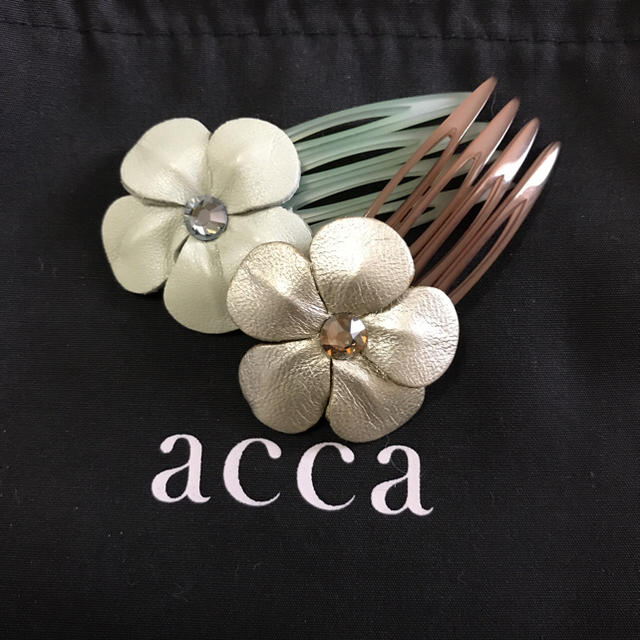 acca(アッカ)のacca   コーム  2点セット レディースのヘアアクセサリー(ヘアピン)の商品写真