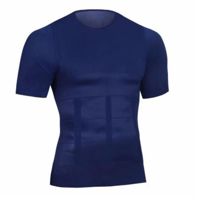 加圧シャツ 加圧インナー 下着 ダイエット アンダーシャツ メンズ メンズのトップス(Tシャツ/カットソー(半袖/袖なし))の商品写真