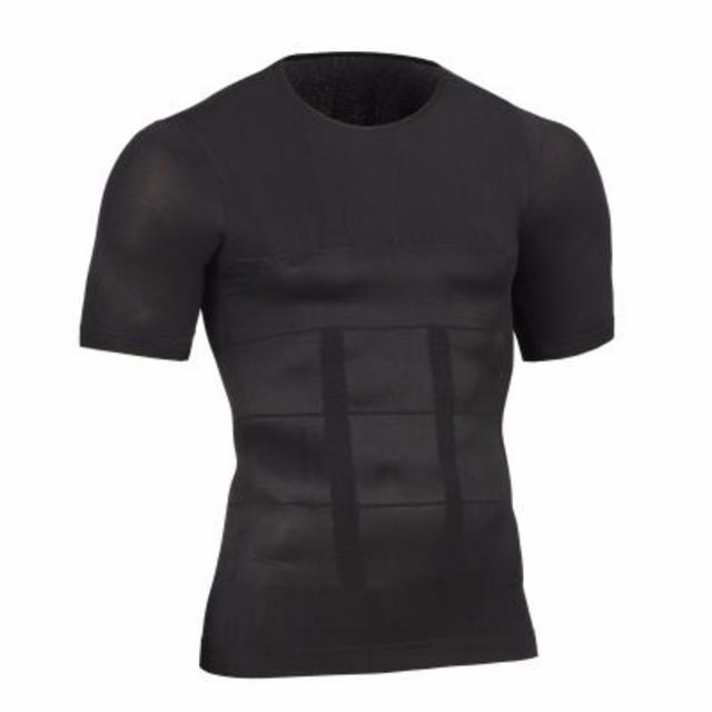 加圧シャツ 加圧インナー 下着 ダイエット アンダーシャツ メンズ メンズのトップス(Tシャツ/カットソー(半袖/袖なし))の商品写真