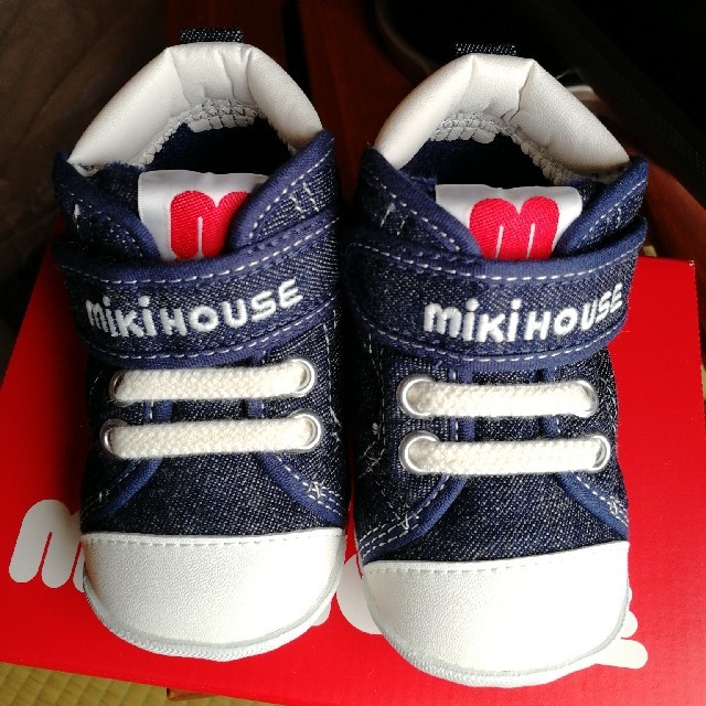 mikihouse(ミキハウス)の新品　ミキハウス　ファーストシューズ　12cm キッズ/ベビー/マタニティのベビー靴/シューズ(~14cm)(スニーカー)の商品写真