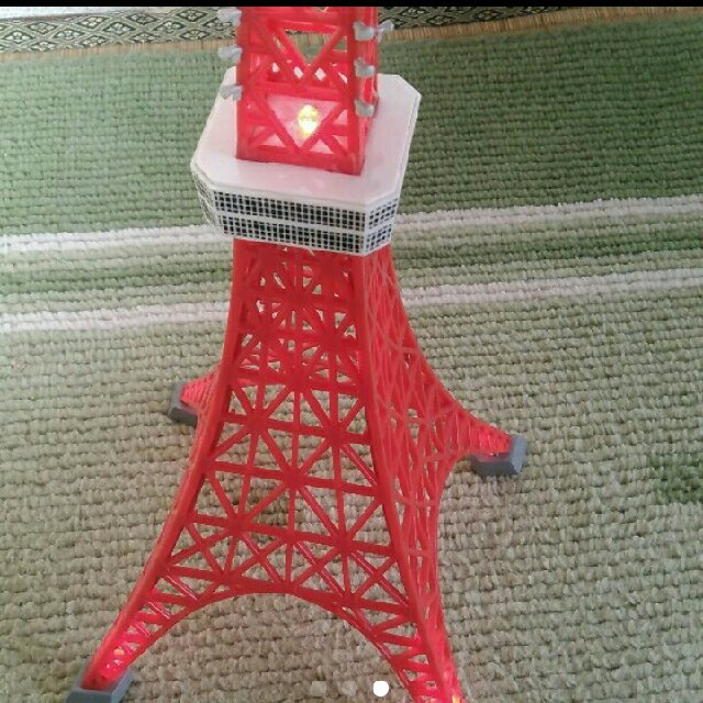 東京タワー　ジオラマ エンタメ/ホビーのおもちゃ/ぬいぐるみ(鉄道模型)の商品写真