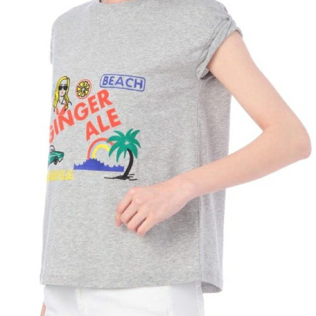 GINGER ALE(ジンジャーエール)のエンブロイダリー Tシャツ（gingerale） レディースのトップス(Tシャツ(半袖/袖なし))の商品写真