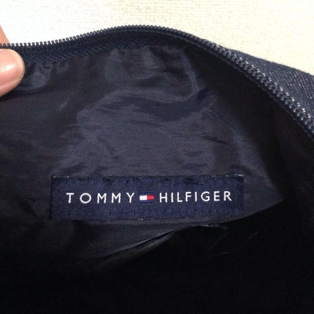 TOMMY HILFIGER(トミーヒルフィガー)のトミー☆ミニデニムドラムバッグ レディースのバッグ(ショルダーバッグ)の商品写真