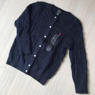 ラルフローレン(Ralph Lauren)の★新品★ラルフローレン★ニット★カーディガン★8T/9T★140★紺(カーディガン)