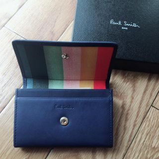 G04201 新品 PS Paul Smith レザー ミニウォレット 財布