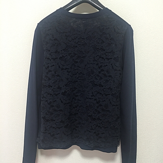 レースなの Theory theory luxe バックレースカーディガンの通販 by