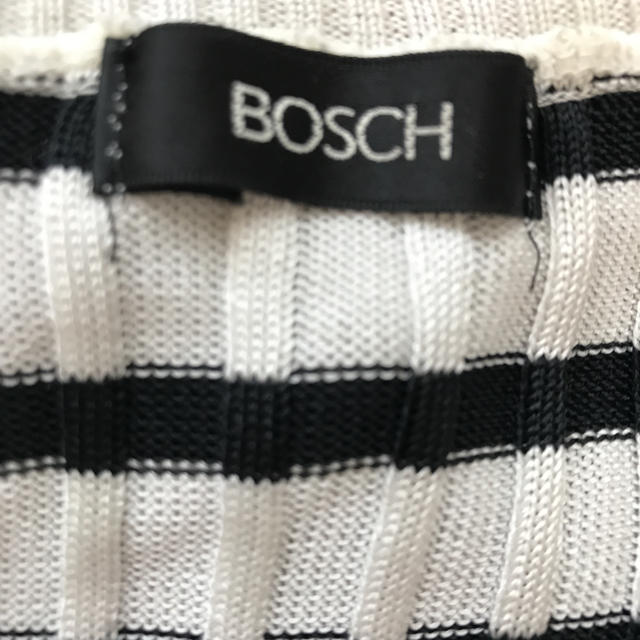 BOSCH(ボッシュ)の【専用】BOSCH ボーダートップス サマーニット レディースのトップス(Tシャツ(半袖/袖なし))の商品写真