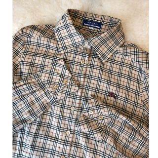 バーバリーブルーレーベル(BURBERRY BLUE LABEL)の美品バーバリーブルーレーベル上質コットンチェック柄長袖シャツ♫(シャツ/ブラウス(長袖/七分))