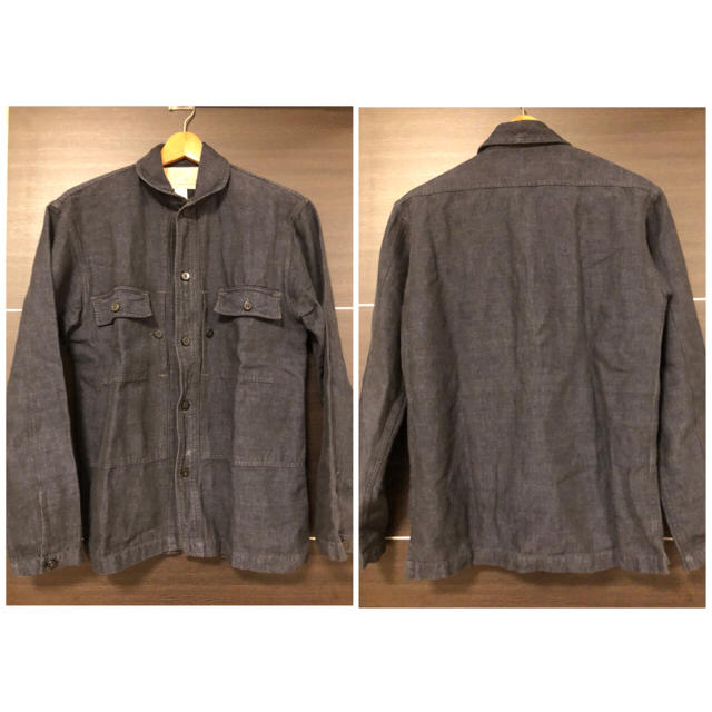 美品！RRL USMC シャツジャケット インディゴ Sサイズ ダブルアールエル