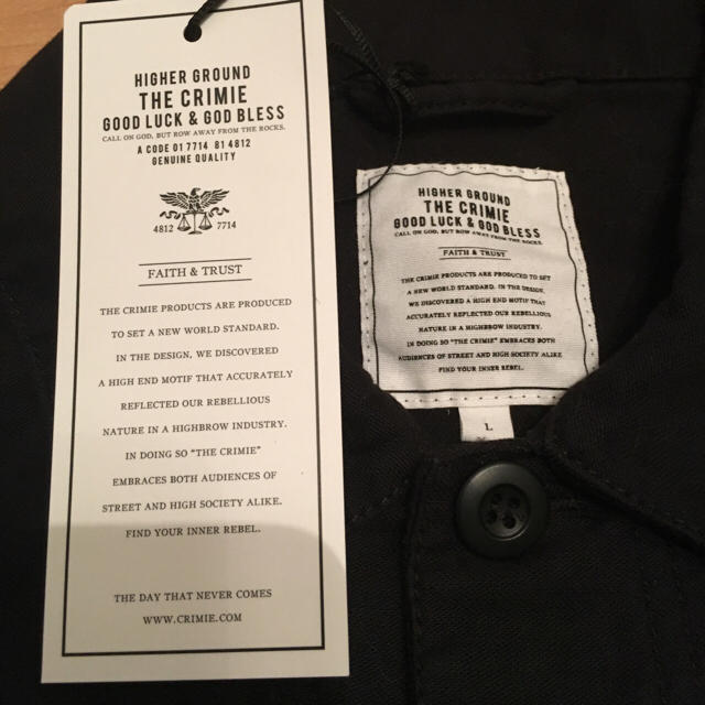 CRIMIE(クライミー)の【もも様専用】CRIMIE 新品未使用 カバーオールジャケット メンズのジャケット/アウター(カバーオール)の商品写真