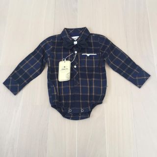 ザラキッズ(ZARA KIDS)の大人気✧新品✧シャツロンパース✧(ロンパース)