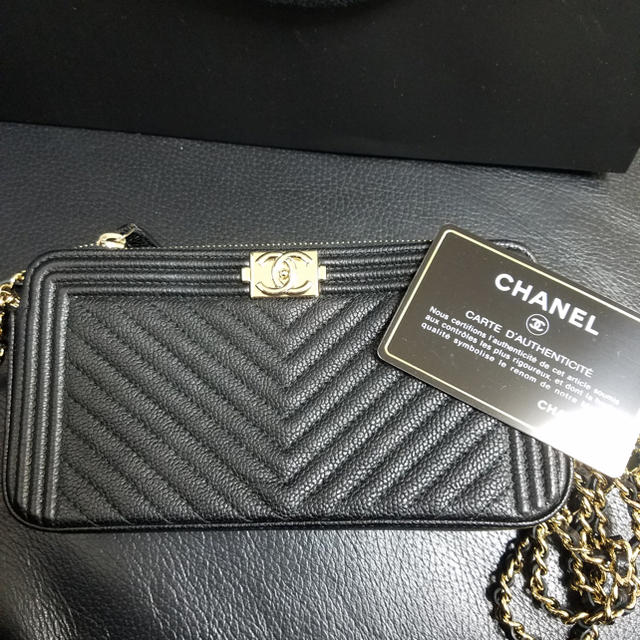 CHANEL - CHANEL ボーイシャネル チェーン ウォレットの通販 by りさmama's shop｜シャネルならラクマ