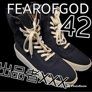 フィアオブゴッド(FEAR OF GOD)のfear of god ミリタリー ハイカット サイドジップスニーカー(スニーカー)