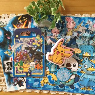 ポケモン(ポケモン)の✨ポケットモンスター☆ハンカチ・ぬりえ2種・メモ・リフレクター☆全5点セット✨(ノート/メモ帳/ふせん)