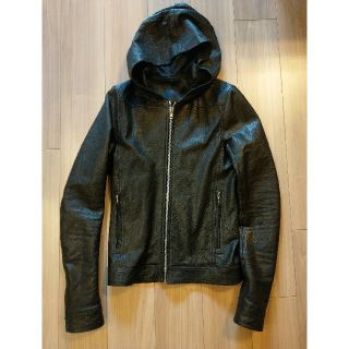 リックオウエンス(Rick Owens)のRickowens レザーパーカー　リックオウエンス(レザージャケット)