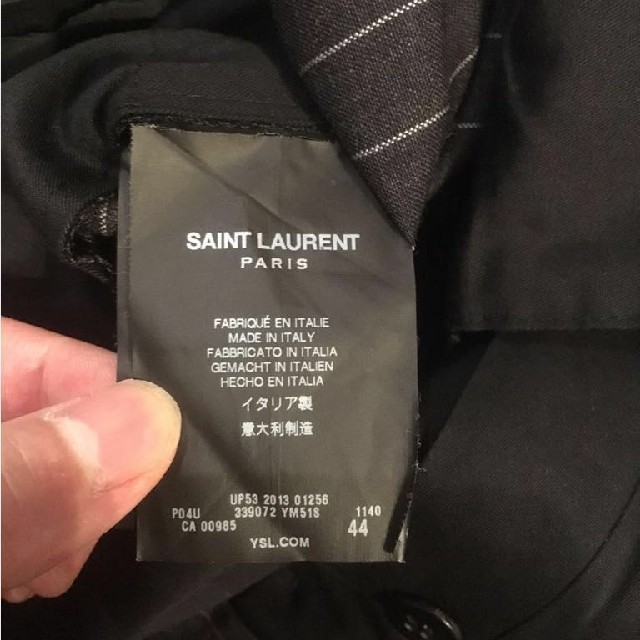 交渉OK❗️Saint Laurent Paris 金黒ストライプ パンツ 売れ筋