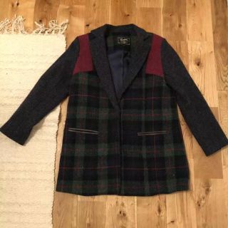 ローズバッド(ROSE BUD)のROSEBUD×Harris Tweed コート(チェスターコート)