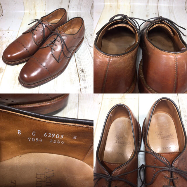 Allen Edmonds(アレンエドモンズ)のAllen Edmonds プレーン ブローギング US8 26cm メンズの靴/シューズ(ドレス/ビジネス)の商品写真