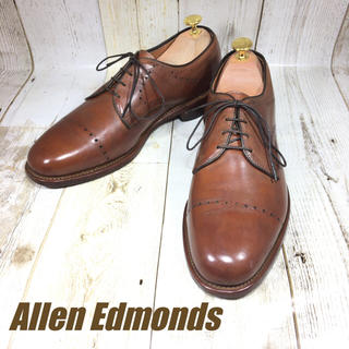 アレンエドモンズ(Allen Edmonds)のAllen Edmonds プレーン ブローギング US8 26cm(ドレス/ビジネス)