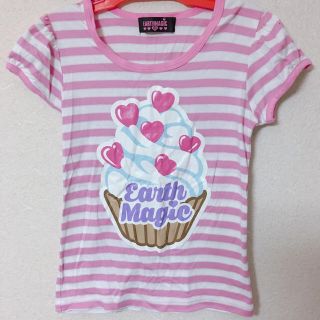 アースマジック(EARTHMAGIC)のEARTHMAGIC カップケーキTシャツ(Tシャツ/カットソー)