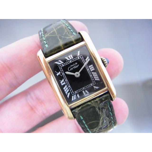 Cartier - カルティエ アンティークタンク 手巻き レディース　Dバックル