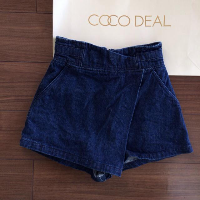 COCO DEAL(ココディール)のデニムスカパン レディースのパンツ(ショートパンツ)の商品写真