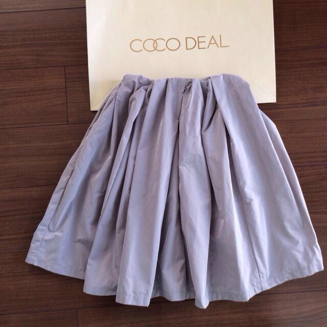 COCO DEAL(ココディール)のシャンブレーボリュームスカート レディースのスカート(ひざ丈スカート)の商品写真