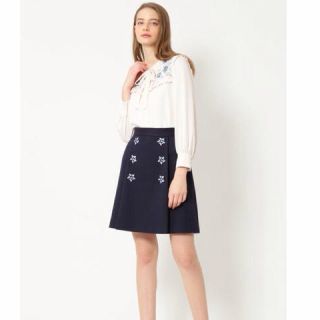 ジルスチュアート(JILLSTUART)のジルJILL🌸完売🌸アーリーボウタイ刺繍ブラウス (シャツ/ブラウス(長袖/七分))