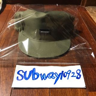 ダブルタップス(W)taps)の17AW DESCENDANT BOX LOGO SATIN CAP OLIVE(その他)