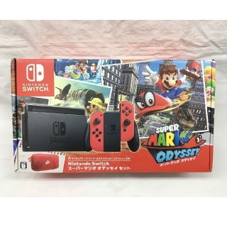 ニンテンドースイッチ(Nintendo Switch)の未使用 Nintendo Switch 本体 マリオオデッセイ同梱版 スイッチ(家庭用ゲーム機本体)