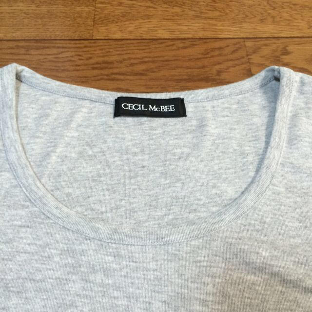 CECIL McBEE(セシルマクビー)のCECIL McBEE♡グレー七分袖♡ レディースのトップス(Tシャツ(長袖/七分))の商品写真