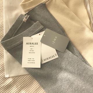 ロンハーマン(Ron Herman)の【新品タグ付☆グレー】AURALEE レギンス2018ss(レギンス/スパッツ)