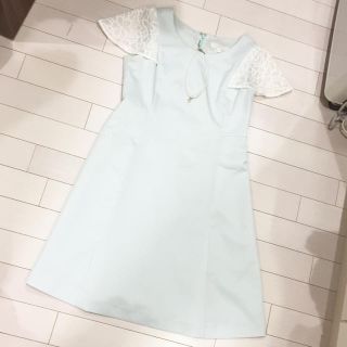 プロポーションボディドレッシング(PROPORTION BODY DRESSING)の美品♡プロポーション♡レーススリーブワンピース(ミニワンピース)